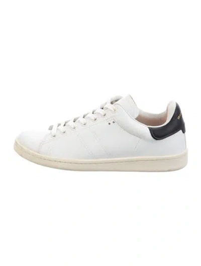 Pre-owned Isabel Marant Leather Sneakers In White