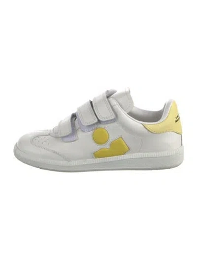 Pre-owned Isabel Marant Leather Sneakers In White