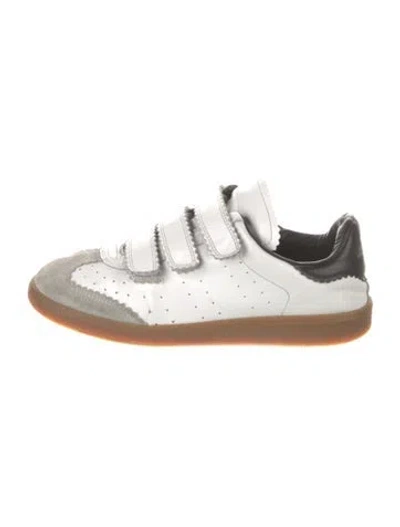 Pre-owned Isabel Marant Leather Sneakers In White