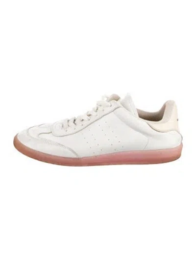 Pre-owned Isabel Marant Leather Sneakers In White