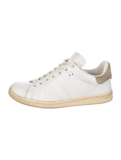 Pre-owned Isabel Marant Leather Sneakers In White