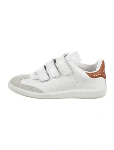 Pre-owned Isabel Marant Leather Sneakers In White