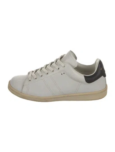 Pre-owned Isabel Marant Leather Sneakers In White