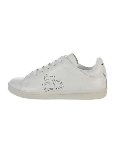 Pre-owned Isabel Marant Leather Sneakers In White
