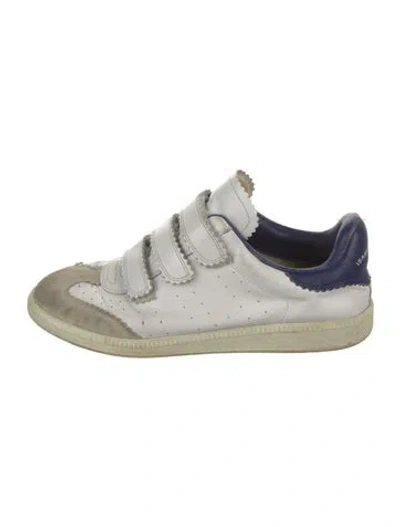 Pre-owned Isabel Marant Leather Sneakers In White