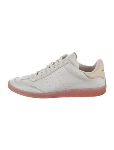 Pre-owned Isabel Marant Leather Sneakers In White