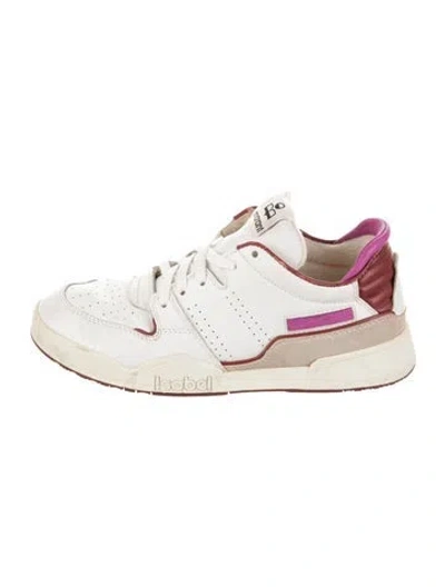 Pre-owned Isabel Marant Leather Sneakers In White