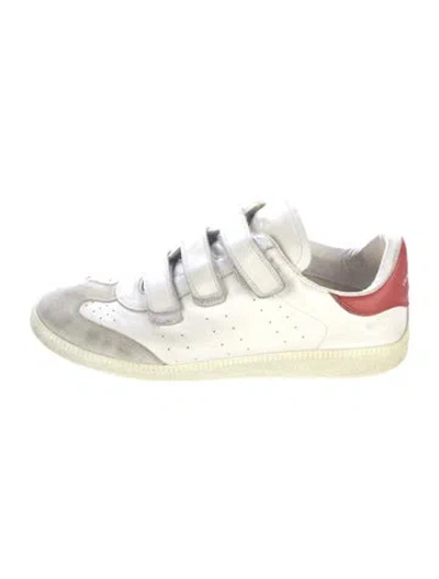Pre-owned Isabel Marant Leather Sneakers In White