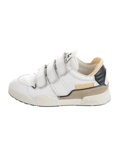 Pre-owned Isabel Marant Leather Sneakers In White