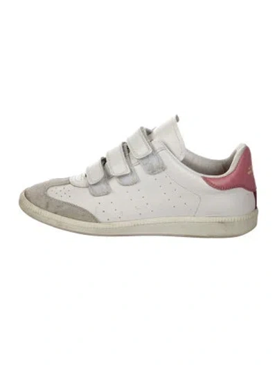 Pre-owned Isabel Marant Leather Sneakers In White