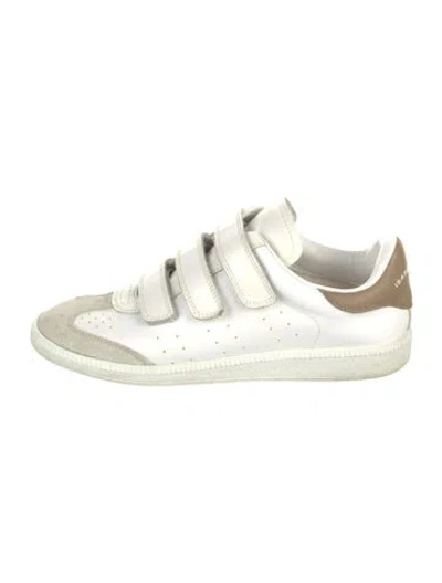 Pre-owned Isabel Marant Leather Sneakers In White
