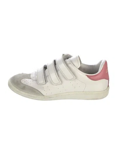 Pre-owned Isabel Marant Leather Sneakers In White