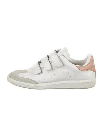 Pre-owned Isabel Marant Leather Sneakers In White