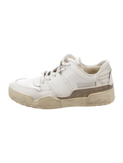 Pre-owned Isabel Marant Leather Sneakers In White