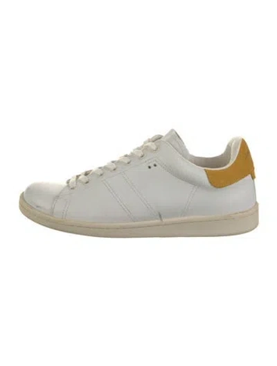 Pre-owned Isabel Marant Leather Sneakers In White