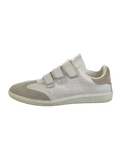 Pre-owned Isabel Marant Leather Sneakers In White