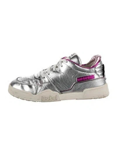 Pre-owned Isabel Marant Leather Sneakers In White