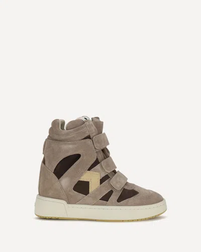 Isabel Marant Bekett High-top Suede Sneakers In Brown
