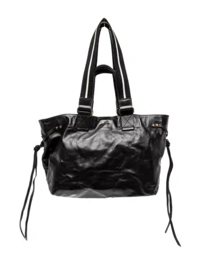 Pre-owned Isabel Marant Leather Top Handle Bag In Black