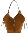 Isabel Marant Tampa Suede Shoulder Bag In Brown