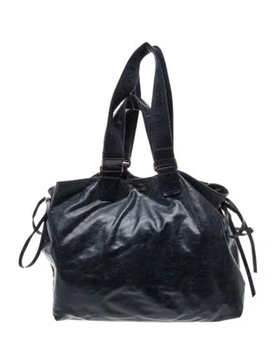 Pre-owned Isabel Marant Leather Tote In Blue