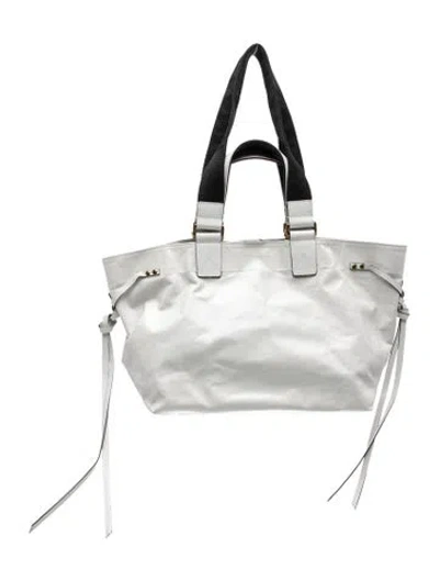 Pre-owned Isabel Marant Leather Tote In White