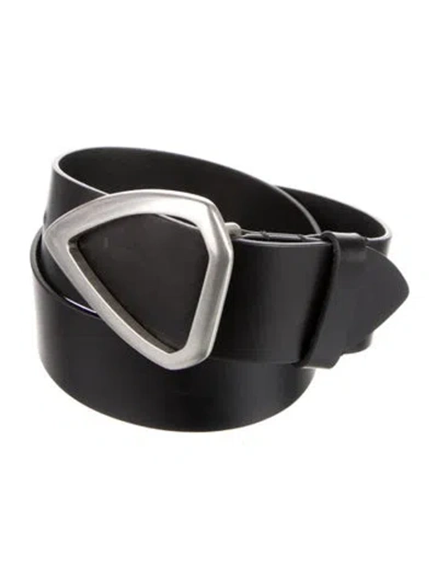 Pre-owned Isabel Marant Leather Waist Belt In Black