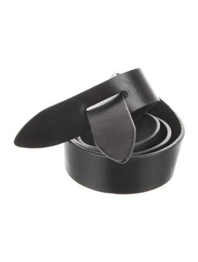 Pre-owned Isabel Marant Leather Waist Belt In Black