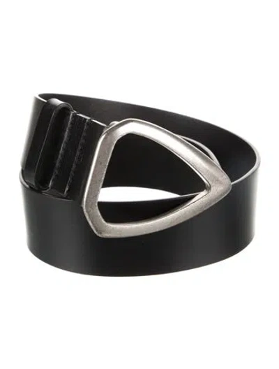 Pre-owned Isabel Marant Leather Waist Belt In Black