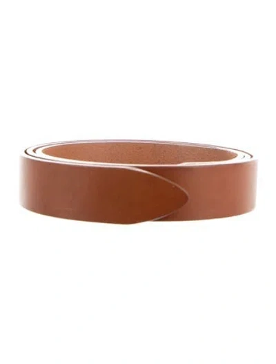 Pre-owned Isabel Marant Leather Waist Belt In Brown