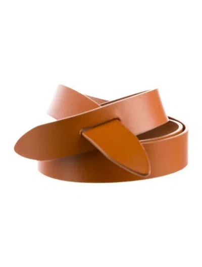 Pre-owned Isabel Marant Leather Waist Belt W/ Tags In Brown