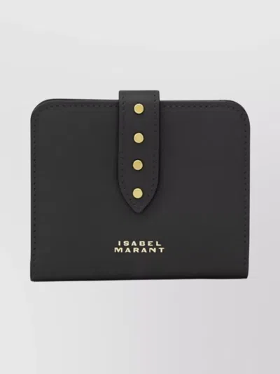 Isabel Marant Leather Wallet Gold-tone Hardware