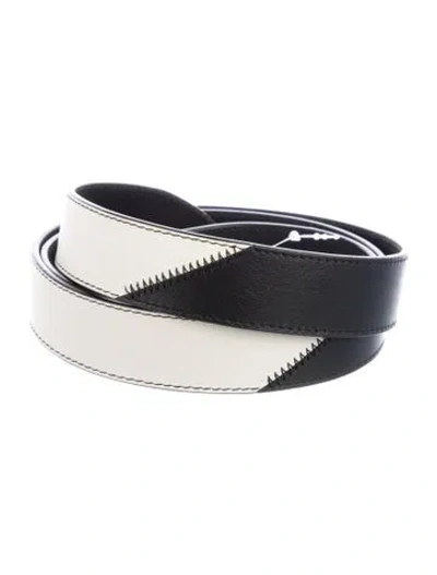 Pre-owned Isabel Marant Leather Whipstitch Trim Waist Belt