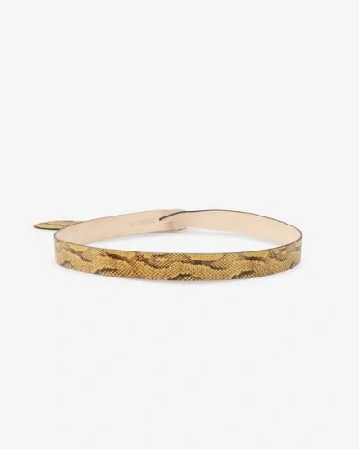 Isabel Marant Lecce Belt In Natural
