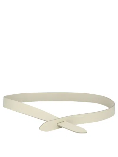 Isabel Marant Lecce Belts Grey In White