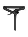 Isabel Marant Lecce Cowhide Belt In Black