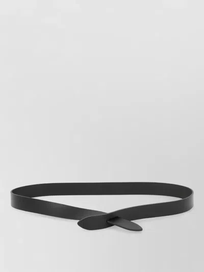 Isabel Marant Lecce Leather Belt Adjustable Smooth Finish