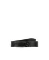 Isabel Marant Lecce Leather Belt In Black