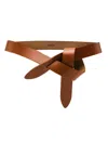 Isabel Marant Interwoven Leather Belt In Brown