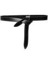 Isabel Marant Lecce Leather Belt In Schwarz