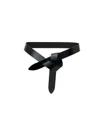 Isabel Marant Lecce Leather Belt To Tie In Black