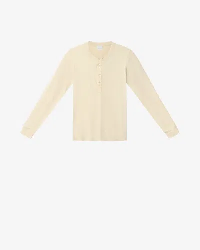 Isabel Marant Leigh Long-sleeve T-shirt In Neutral