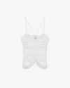 Isabel Marant Leila Top In White