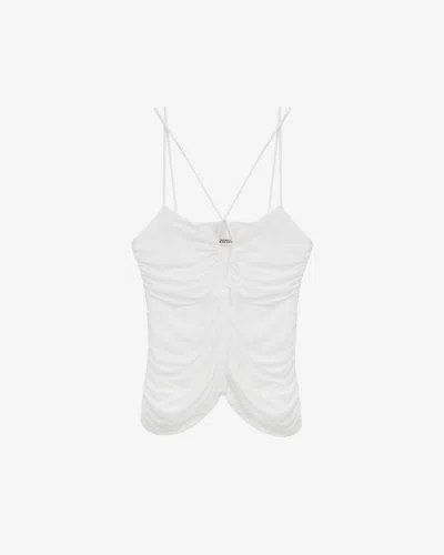 Isabel Marant Leila Top In White