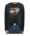 Isabel Marant Long-sleeved T-shirt In Black