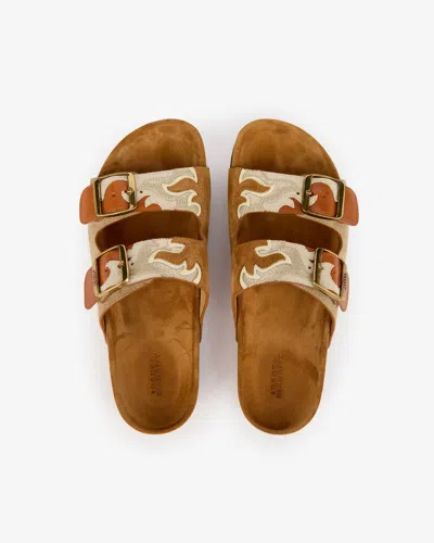 Isabel Marant Lelik Sandals In Beige