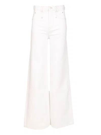 ISABEL MARANT LEMONY-GZ TROUSERS WHITE