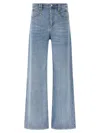 Isabel Marant High-waisted Wide Leg Jeans In Fluid Cotton Denim