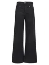 Isabel Marant Lemony Wide-leg Jeans In Black