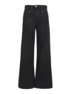 Isabel Marant Lemony Wide-leg Jeans In Black
